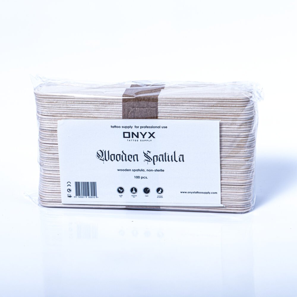 Onyx Tattoo Supply Wooden Spatula - 100 kom